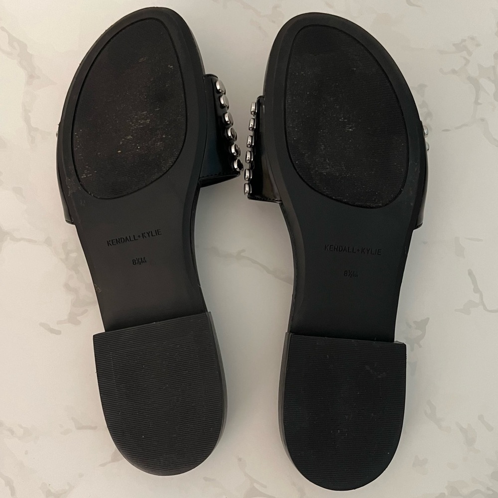 Like New Kendall + Kylie Studded Black Sandals - Picture 13 of 15